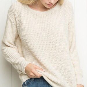 Brandy Melville Oatmeal Wool Sweater